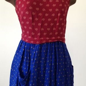Cute Vintage Dress paisley style sz small